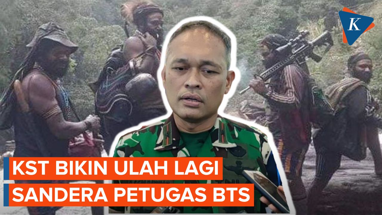 Lagi! KST Papua Serang Rombongan Pejabat Pegunungan Bintang dan Sandera 4 Pekerja BTS