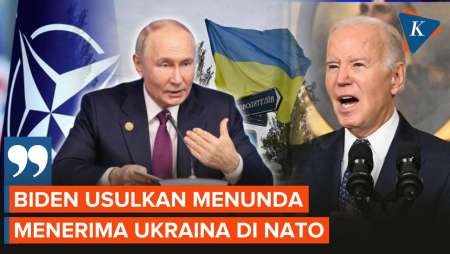 Putin Klaim Biden Pernah Usulkan Tunda Keanggotaan Ukraina di NATO pada 2021