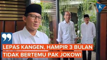 Sambangi Jokowi di Solo, Sandiaga: Lepas Kangen, Banyak Bahas Ekonomi dan Politik