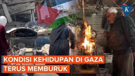 Warga Gaza Terpaksa Bakar Plastik Dan Minyak Goreng Untuk Bertahan Hidup