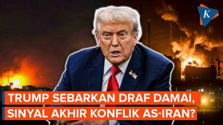 Trump Sebarkan Draf Damai Perang Iran Ke Sekutunya, Sinyal Akhir Konflik?