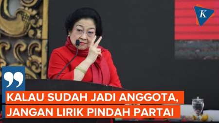 Megawati Minta Kader PDIP Jangan Lirik-lirik Pindah Partai