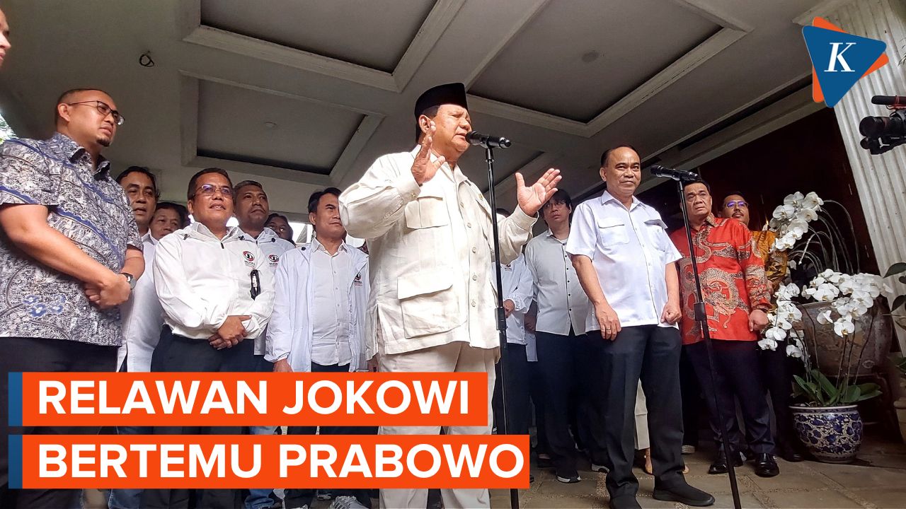 Hasil Pertemuan Relawan Jokowi dan Ketum Gerindra Prabowo Subianto
