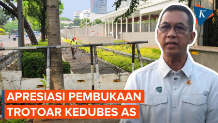 Heru Budi: Pembukaan Trotoar Kedubes AS Hasil Sinergi Pemprov DKI-Kemenlu