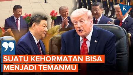 Disambut Meriah Di China, Trump Ke Xi Jinping: Senang Bisa Menjadi Temanmu