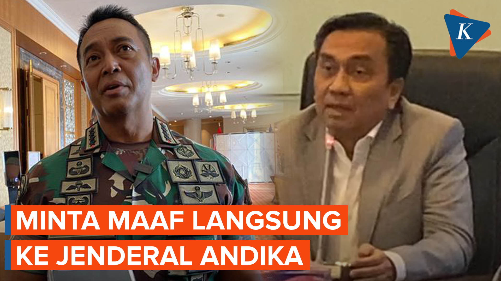 Panglima TNI Sudah Respons Permintaan Maaf Effendi Simbolon, KSAD Dudung Belum