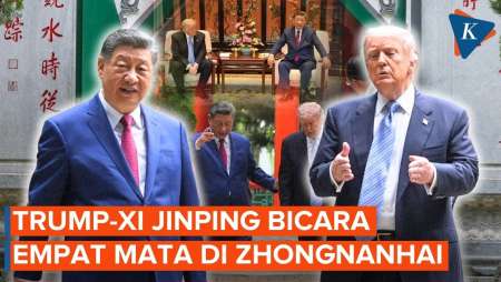 Hari Terakhir Di China, Trump-Xi Jinping Bicara "Empat Mata" Di Zhongnanhai