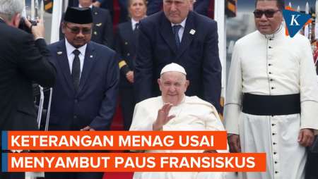 [FULL] Keterangan Menag Yaqut Usai Menyambut Paus Fransiskus