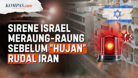 Detik-detik Raungan Sirene Di Tel Aviv Saat Rudal Iran Datang