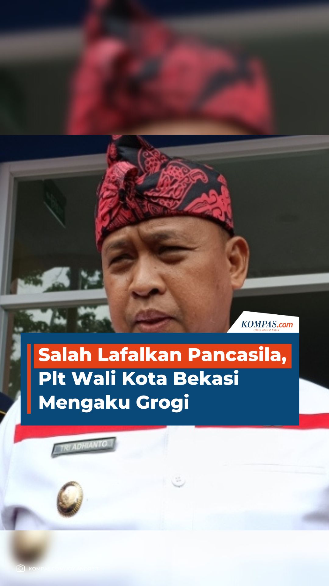 Salah Lafalkan Pancasila, Plt Wali Kota Bekasi Mengaku Grogi