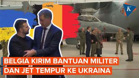 Belgia Beri Bantuan Militer 1 Miliar Dolar dan 30 Jet Tempur F-16 ke Ukraina