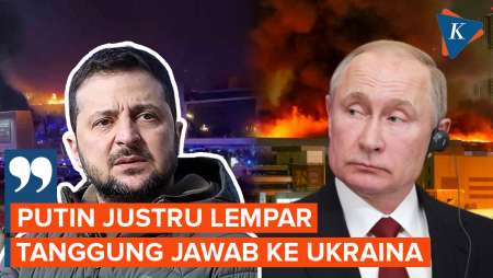 Zelensky: Putin Sengaja Salahkan Ukraina soal Penembakan di Moskow