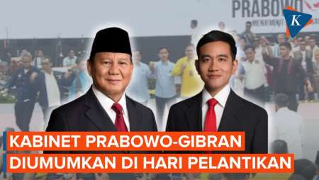 Kabinet Prabowo-Gibran Diumumkan 20 Oktober, Langsung di Hari Pelantikan Presiden