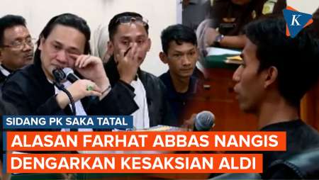 Alasan Farhat Abbas Menangis Saat Dengar Penyiksaan yang Dialami Aldi di Sidang PK Saka Tatal