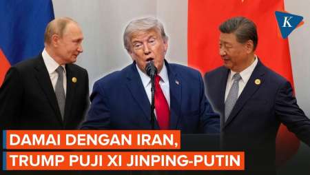 Trump Ucapkan Terima Kasih Ke Putin Dan Xi Jinping Setelah Berdamai Dengan Iran