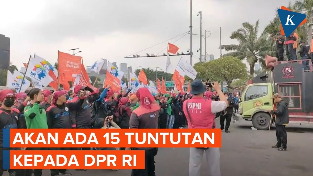 100 Ribu Buruh Bakal Demo Besar di DPR pada 14 Mei