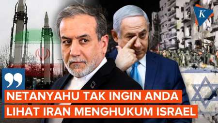 Araghchi: Netanyahu "Takut" Dunia Lihat Iran Menghukum Israel