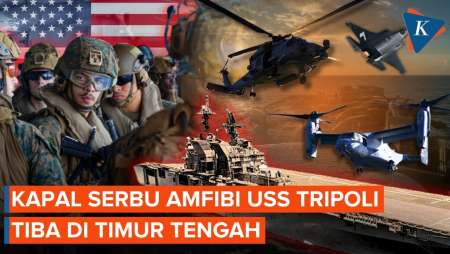 Kapal Serbu Amfibi AS Tiba Di Timur Tengah, Bersiap Invasi Darat Ke Iran?