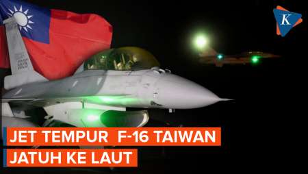 Jet Tempur F-16 Taiwan Jatuh Ke Laut, Pencarian Besar-besaran Dikerahkan