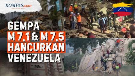 Penampakan Kehancuran Di Venezuela Setelah Diguncang Gempa Dahsyat M 7,1