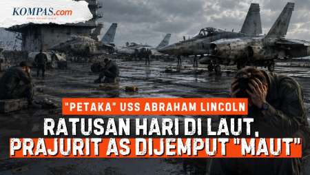 Tiga Petaka 260 Hari Kapal Induk USS Abraham Lincoln Di Perang Iran, Frustrasi Berujung Maut