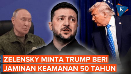 Trump Tawarkan Jaminan Keamanan 15 Tahun, Zelensky Minta Tambah Jadi 50 Tahun