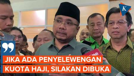 Respons Menag Yaqut soal Dugaan Penyelewengan Kuota Haji Khusus yang Diungkap Pansus DPR