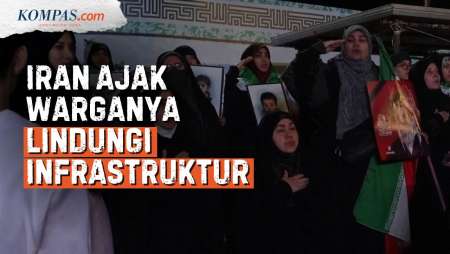 Momen Rakyat Iran Diajak Turun Ke Jalan Saat Trump Ancam Serang Fasilitas Sipil