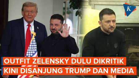 Evolusi Outfit Zelensky, Dulu Dicibir Habis tapi Kini Dipuji Trump