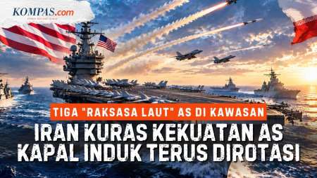 Kapal Induk Ketiga AS Dekati Iran: Bukti Trump Kuras Segala Upaya, Berujung Gagal Lagi?