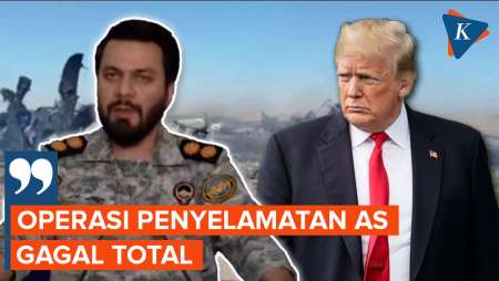 Iran Sebut AS Gagal Selamatkan Kru Kedua Jet F-15, 2 Hercules Dan 2 Heli Hancur