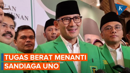 Seabrek Tugas Sandiaga Uno, Jadi Ketua Bappilu PPP hingga Bacawapres Ganjar