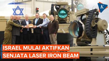Perkuat Iron Dome, Israel Operasikan Senjata Laser Canggih Iron Beam