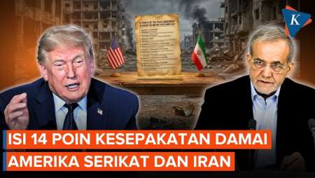 AS-Iran Resmi Rilis 14 Poin Kesepakatan Damai