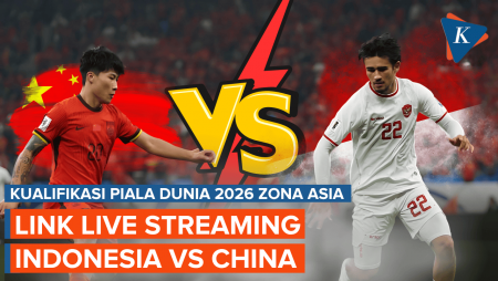 Link Live Streaming Indonesia Vs China, Kick Off Pukul 20.45