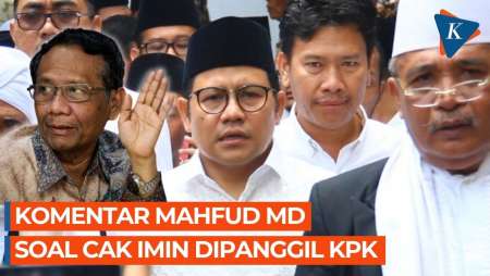 Mahfud MD Anggap Pemanggilan Cak Imin oleh KPK Proses yang Lumrah