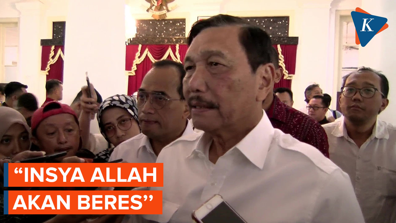 Luhut Diminta Jokowi Urusi Minyak Goreng, Luhut: Insya Allah Akan Beres