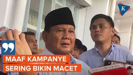 Usai Gelar Kampanye Terakhir, Prabowo Sampaikan Permintaan Maaf 