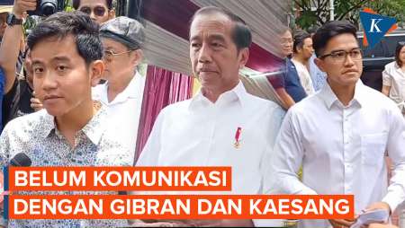 Jokowi Mengaku Belum Berkomunikasi dengan Gibran dan Kaesang Sebelum Nyoblos