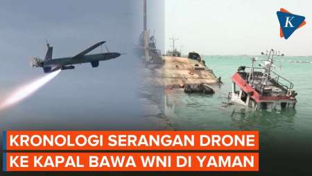 Kronologi Kapal Berisi Tiga WNI Diserang Drone Di Yaman