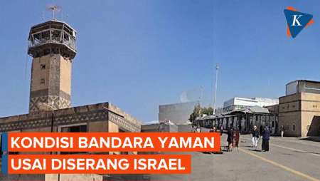 Bandara Yaman Kembali Beroperasi Setelah Dibom Israel