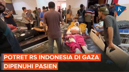 Potret Rumah Sakit Indonesia di Gaza, Pasien Membludak 