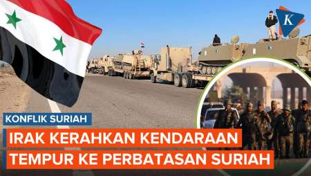 Tensi Menegang, Irak Kerahkan Ranpur Lapis Baja ke Perbatasan Suriah!