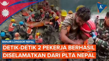 Detik-detik 2 Pekerja Nepal Berhasil Diselamatkan Dari Terowongan PLTA Usai 9 Hari Terjebak