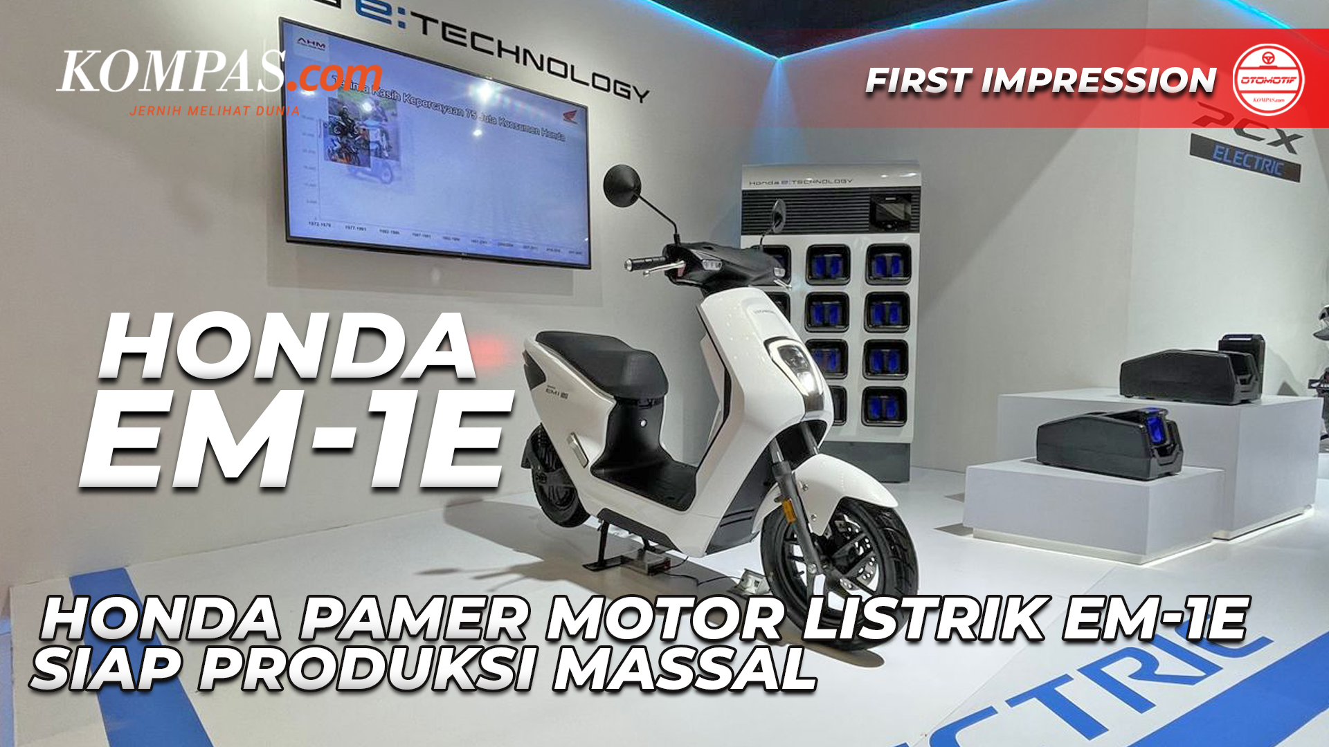 FIRST IMPRESSION | HONDA EM-1E| Honda Pamer Motor Listrik EM-1E Siap Produksi Massal