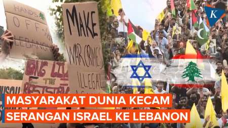 Demo Masyarakat Dunia Protes Serangan Israel ke Lebanon, dari Iran hingga Perancis