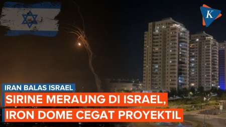 Sirine Meraung-raung di Israel Saat Rudal Iran Meluncur Balas Serangan “Rising Lion”