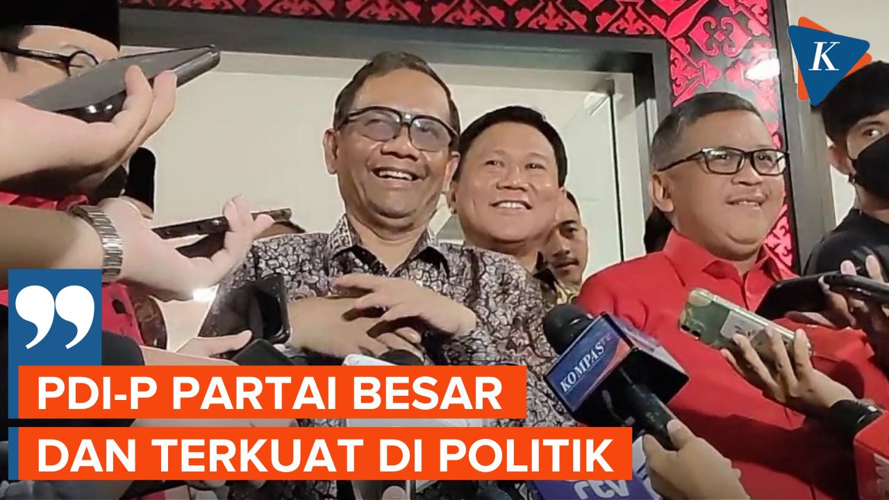 Sebut PDIP Terkuat di Politik, Mahfud Titip Aspirasi Revolusi Hukum di Indonesia
