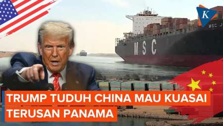 Trump Tuduh China Mau Caplok Terusan Panama, AS Tak Akan Biarkan