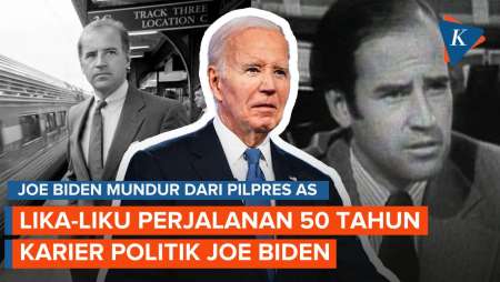 Mundur dari Pilpres AS, Ini Perjalanan 50 Tahun Karier Politik Joe Biden